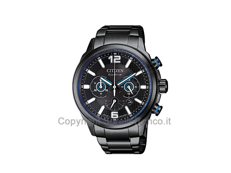 CITIZEN CRONO RACING ACCIAIO NERO 43MM
